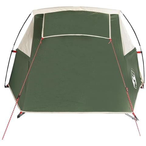 Tenda da Campeggio a Tunnel per 2 Persone Verde Impermeabile - Foto 9
