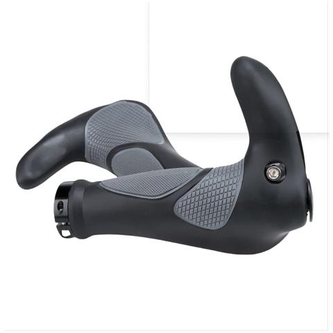 Manopole Ergonomiche In Gomma Per Manubrio Con Estremità Per Mtb - Foto 2