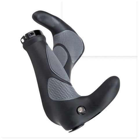 Manopole Ergonomiche In Gomma Per Manubrio Con Estremità Per Mtb - Foto 1