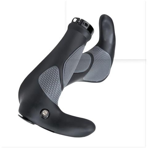 Manopole Ergonomiche In Gomma Per Manubrio Con Estremità Per Mtb - Foto 3