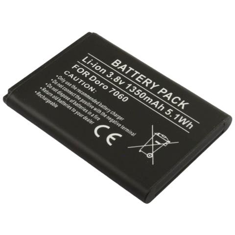 Batteria Per Doro 7030 / 7031 / 7060 / 7080 Li-ion 3.7v 1350mah 5.0wh - Foto 1