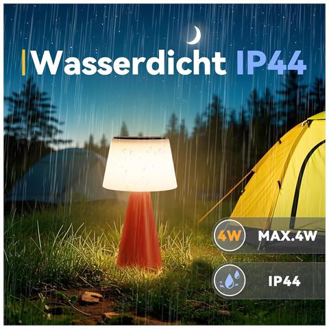Lampada Da Tavolo A Led, Wireless, Solare, A Batteria, Moderna, Da Comodino, Touch Dimmerabile - Foto 7