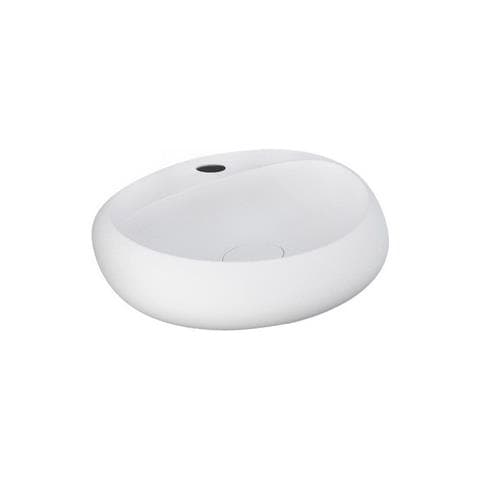 Lavabo Sospeso 65 Cm Cloud Bianco Opaco - Foto 1