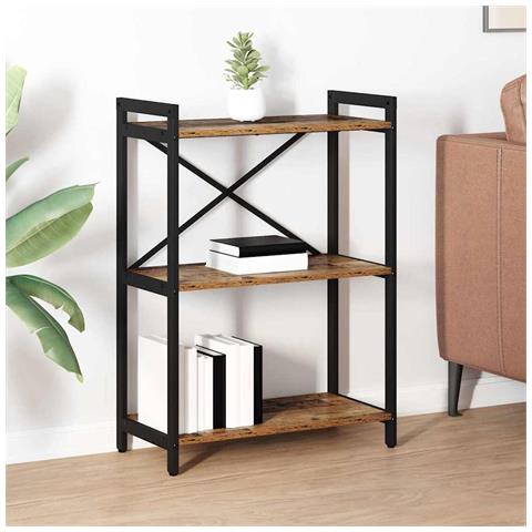 Libreria Legno vecchio 60 x 30 x 83 cm Legno multistrato - Foto 2