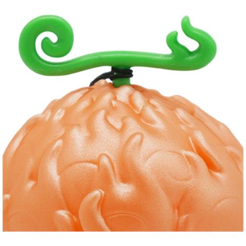 Lampada Led 7cm Modello Frutto Fiamma Fiamma One Piece Con Dragonne, Arancione - Foto 4