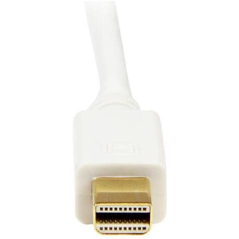 Cavo convertitore adattatore Mini DisplayPort a DVI da 1,8 m - Mini DP a DVI 1920x1200 - Bianco - Foto 2