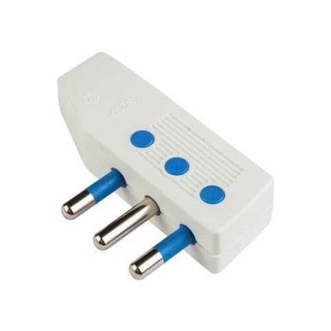 Kit Spina Corner BTicino Salvaspazio 2P+T - Presa Compatta Da 10A, Colore Bianco - Foto 5