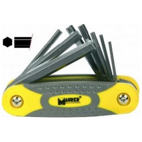 Chiavi Esagonali Maschio Pieghevoli in Serie 8 Pezzi (2,5:10) Plus - Foto 3