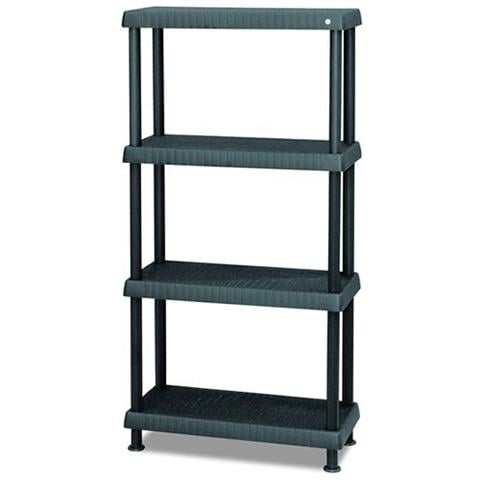 Scaffale in Polipropilene 5 Ripiani 90X40X170H cm colore Nero - Foto 1