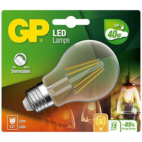 GP Lighting Filament Classic E27 5W (40W) dimmable 470 lm - Foto 1