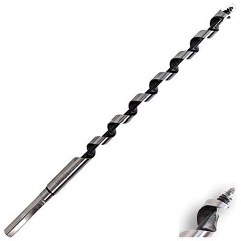 Trapano Per Legno Ø 8 - 18 mm E Della Lunghezza 230 - 460 mm Con Taglio Di Precisione Di Centraggio E Con Codolo Esagonale Per Foratura In Legno E Holzähnlichen Materiali In Pregiato Acciaio Per Utensili Con Trucioli - Foto 4