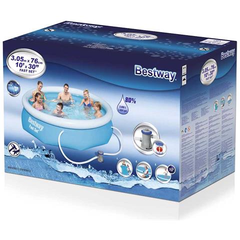 Set Piscina Fast Set 305x76 Cm 57270 - Foto 2