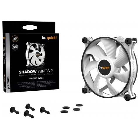 Shadow Wings 2 White Case Fan 120mm Pwm (120x120x25mm) - Foto 8