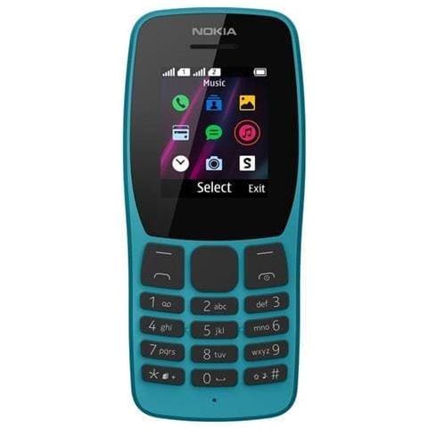 110 Cellulare Basic 2G 32GB 4MB Ram Display 1.77" Main Camera 0,3MP Doppia SIM, 800 mAh Blue - Foto 3