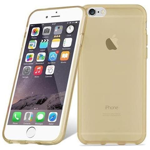 Custodia Compatibile Con Apple Iphone 6 / Iphone 6s In Oro Trasparente - Coperchio Protettivo In Silicone Tpu Flessibile - Foto 10