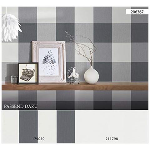 211798 - Carta Da Parati A Tinta Unita, Collezione Best Of Vlies, Colore: Bianco - Foto 2