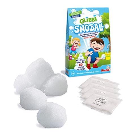 Simba 105953183002 - Palline Di Neve Glibbi Palla Di Neve, 4 Bustine Da 20g - Foto 1
