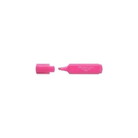 ver Faber Castell Textliner 46 Pastel Evidenziatore Punta A Scalpello 1/5 Mm Rosa Conf 10 Pz. - Foto 2