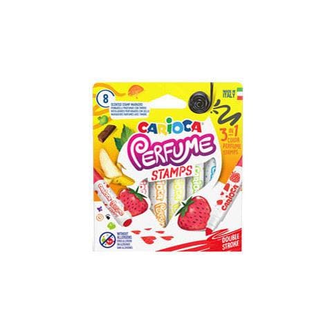 Astuccio 8 Pennarelli Perfume Doppia Punta Maxi E Stamp Colori Assortiti - Foto 1