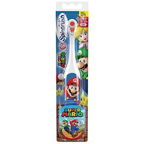 Arm & Hammer Kids Spinbrush Spazzolino Elettrico Super Mario, 1 Conteggio - Foto 1