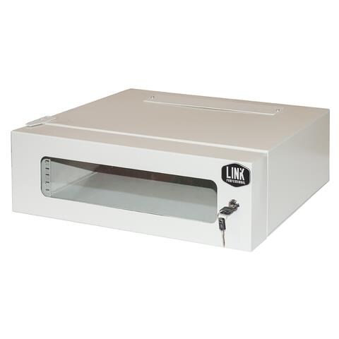Armadio 19 3u 360mm Grigio 360mm Con Porta Vetro - Foto 1