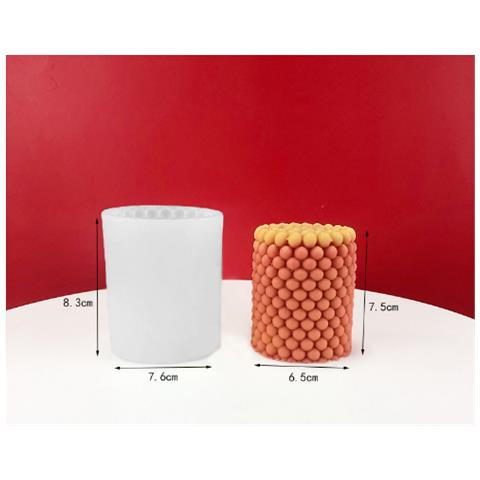 Forma Leggera Piccole Bolle In Silicone 7,5 Cm Bianco - Foto 6