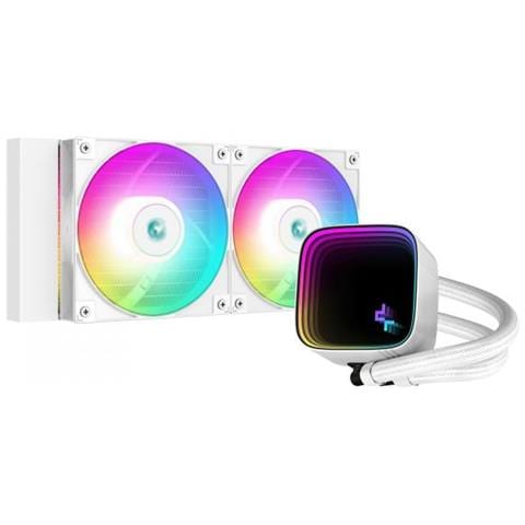 Dissipatore CPU a Liquido LS520 SE WH per Socket LGA 1150 (Socket H3), LGA 1151 (Socket H4), LGA 1155 (Socket H2), LGA 1200 (Socket H5), LGA 1700, Socket AM4, Presa di corrente AM5 - Foto 1