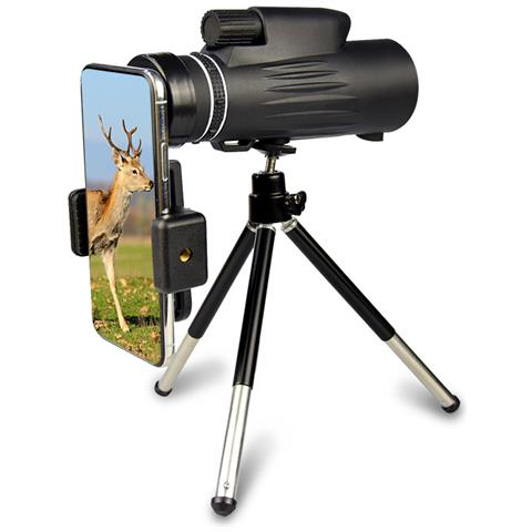 Telescopio Monoculare Zoom 12×50 Prisma Bak4 Black - Foto 2