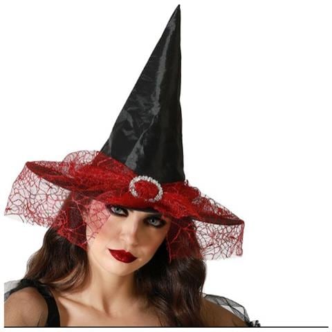 Cappello Strega Nero Adulti - Foto 1
