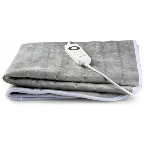 Coprimaterasso Elettrico Individuale Franela Grigio 150 X 80 Cm - Foto 1