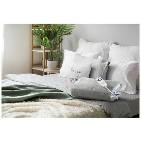 Coprimaterasso Elettrico Individuale Franela Grigio 150 X 80 Cm - Foto 2