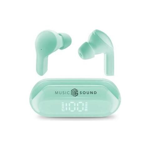 MS Auricolari Slide 3EQ Modes LCD TWS BT Verde - Foto 1
