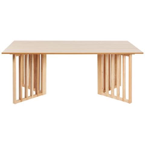Tavolo Da Pranzo Legno Chiaro 200 X 100 Cm Leandra - Foto 7