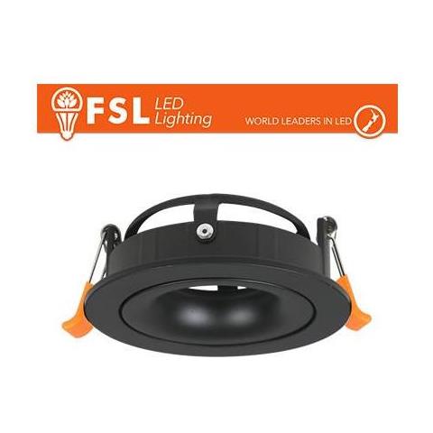 Ghiera orientabile 3D TONDA - Alluminio verniciato a polvere, foro 95mm, NERA - Foto 1