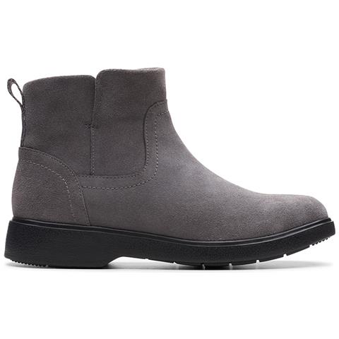 Donna Un Elda Lo - Stivali Con Zip In Pelle Scamosciata Grigia 37 - Foto 1