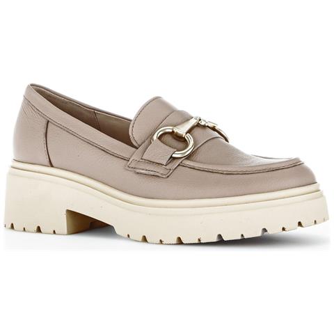 Desert (gold) Casual Closed Loafers Mocassino Pelle Scarpe Donna Beige Eu 38, 25231-24 - Foto 1