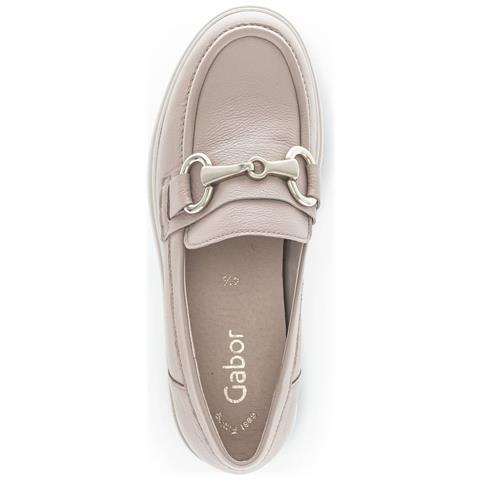 Desert (gold) Casual Closed Loafers Mocassino Pelle Scarpe Donna Beige Eu 38, 25231-24 - Foto 2