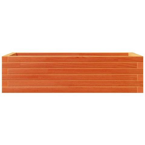 Fioriera Giardino Marrone Cera 90x40x23 cm Legno Massello Pino - Foto 2