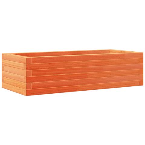 Fioriera Giardino Marrone Cera 90x40x23 cm Legno Massello Pino - Foto 1
