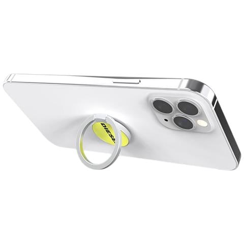 Supporto Ad Anello Per Smartphone Universale Rotante A 360° E Multifunzionale, Giallo - Foto 3