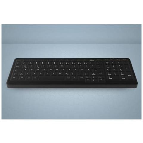 Tastiera USB AK-C7000F-FU1-B/GE  per Casa e Ufficio (Layout Tedesco) Colore Nero - Foto 2