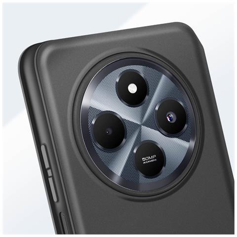 Custodia A Libro Per Xiaomi Redmi 14c Patta Con Cinghia A Mano, Nero - Foto 2