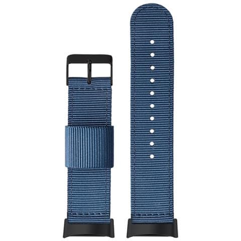 Cinturino Per Orologio In Nylon Per Fitbit Charge 5, Cinturino Di Ricambio Sportivo Traspirante Blue - Foto 1
