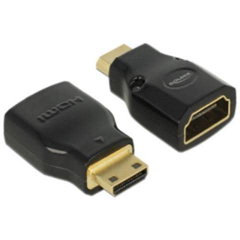 65665 adattatore per inversione del genere dei cavi Mini-HDMI HDMI Nero - Foto 1