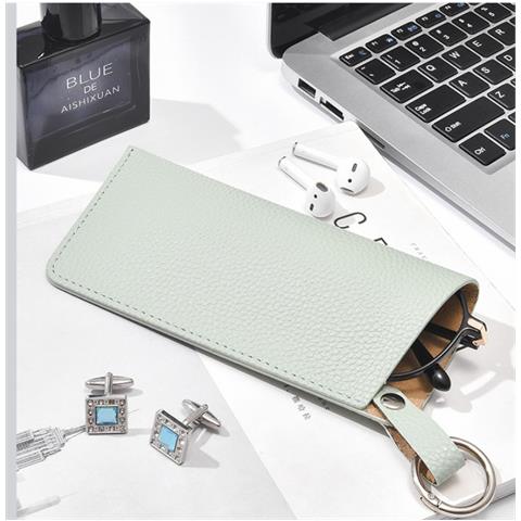 Elegante Custodia Per Occhiali Da Sole E Da Vista In Pelle Pu Grey - Foto 2