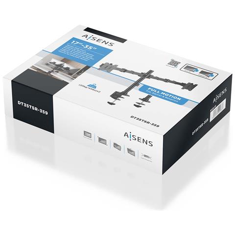 DT35TSR-359 Supporti a parete per TV 88,9 cm (35") Scrivania Nero - Foto 2