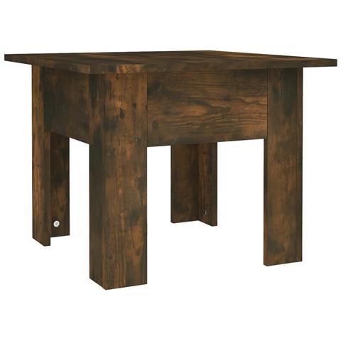 Lusso Casadino - Tavolino Da Salotto Rovere Fumo 55x55x42 Cm In Truciolato - Foto 1