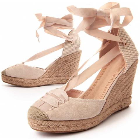 Wedge Sparta Spartam3 Beige Beige Tessuto - Foto 1