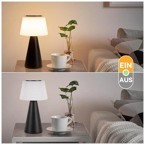 Lampada Da Tavolo A Led Dimmerabile Senza Fili Da 3600 Mah, Moderna Lampada Da Soggiorno A Batteria - Foto 7