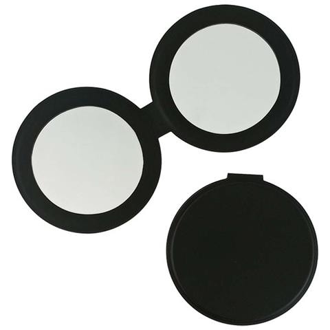 Specchio Magnetico Pieghevole A Doppia Faccia Per Trucco Portatile Black - Foto 1